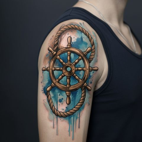 Nautical Rope Tattoo