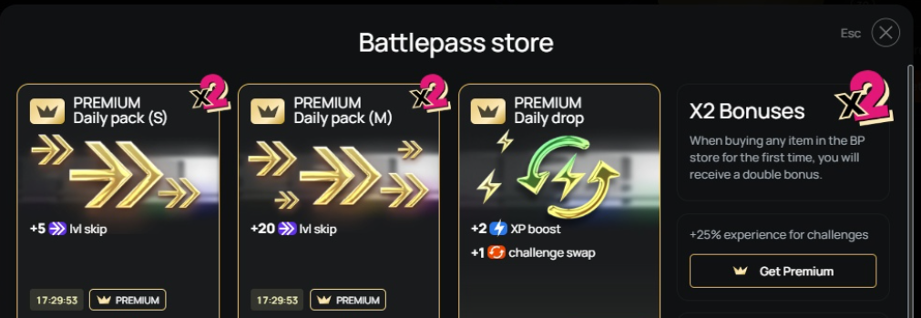 Battlepass Season 4 on xplay.gg: More Rewards