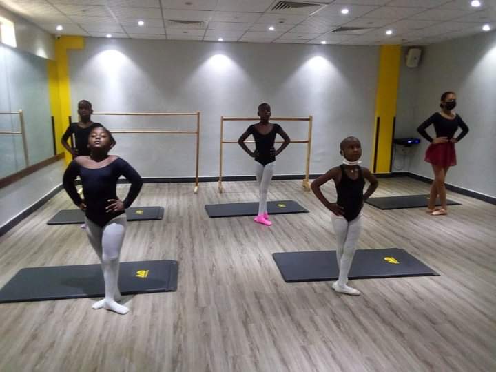 Children attending a ballet session at Leotard Ballet Uganda