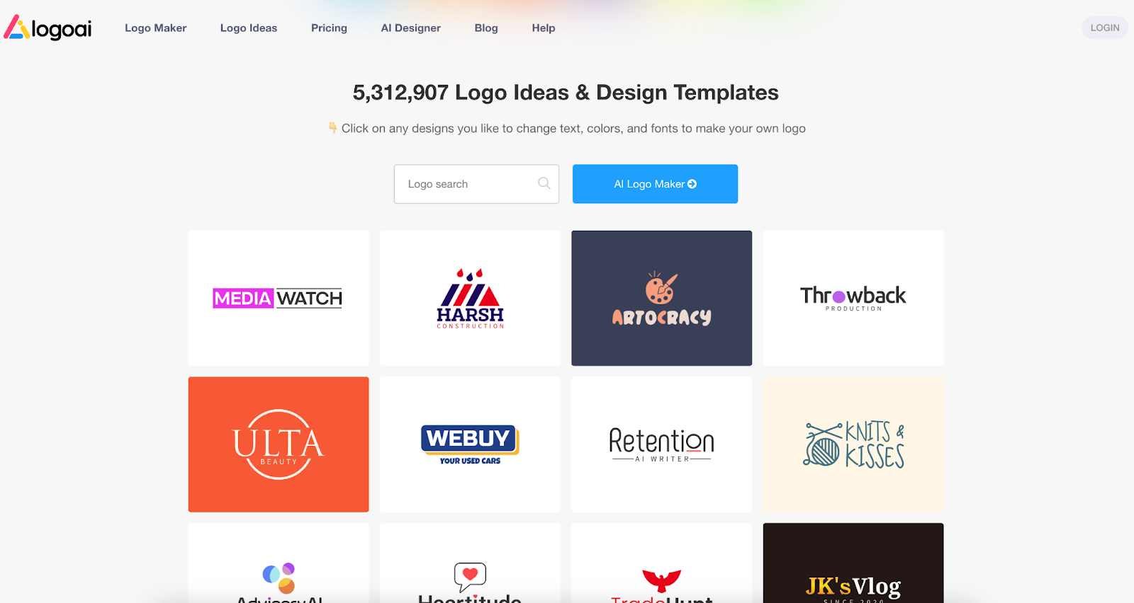 logoai logo ideas