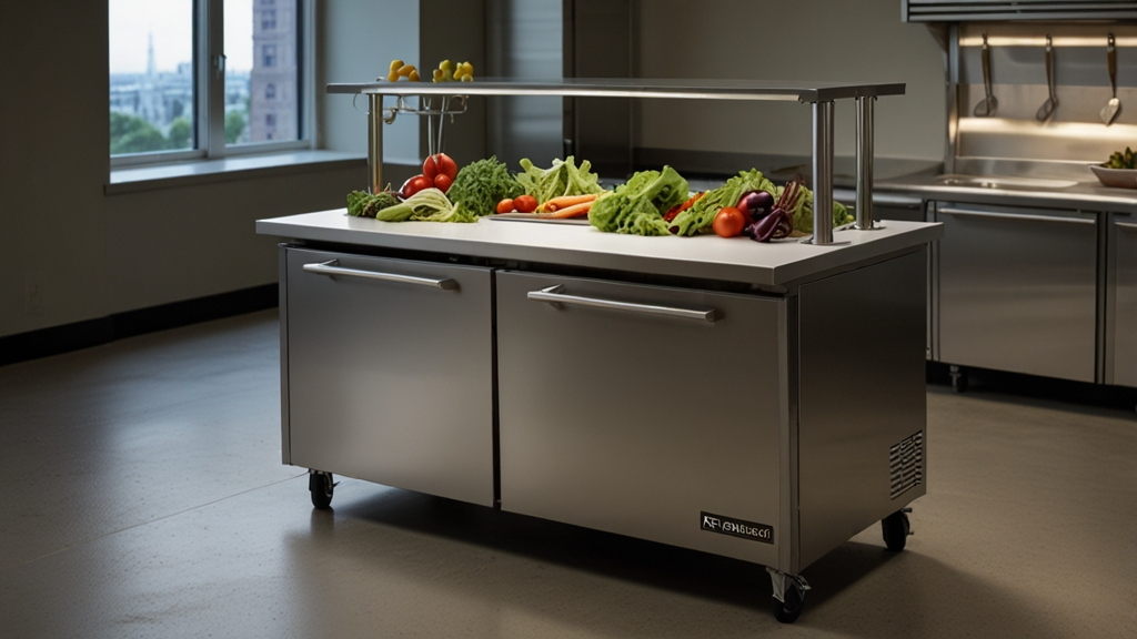 True 27 Inch Salad Prep Table Revit Family