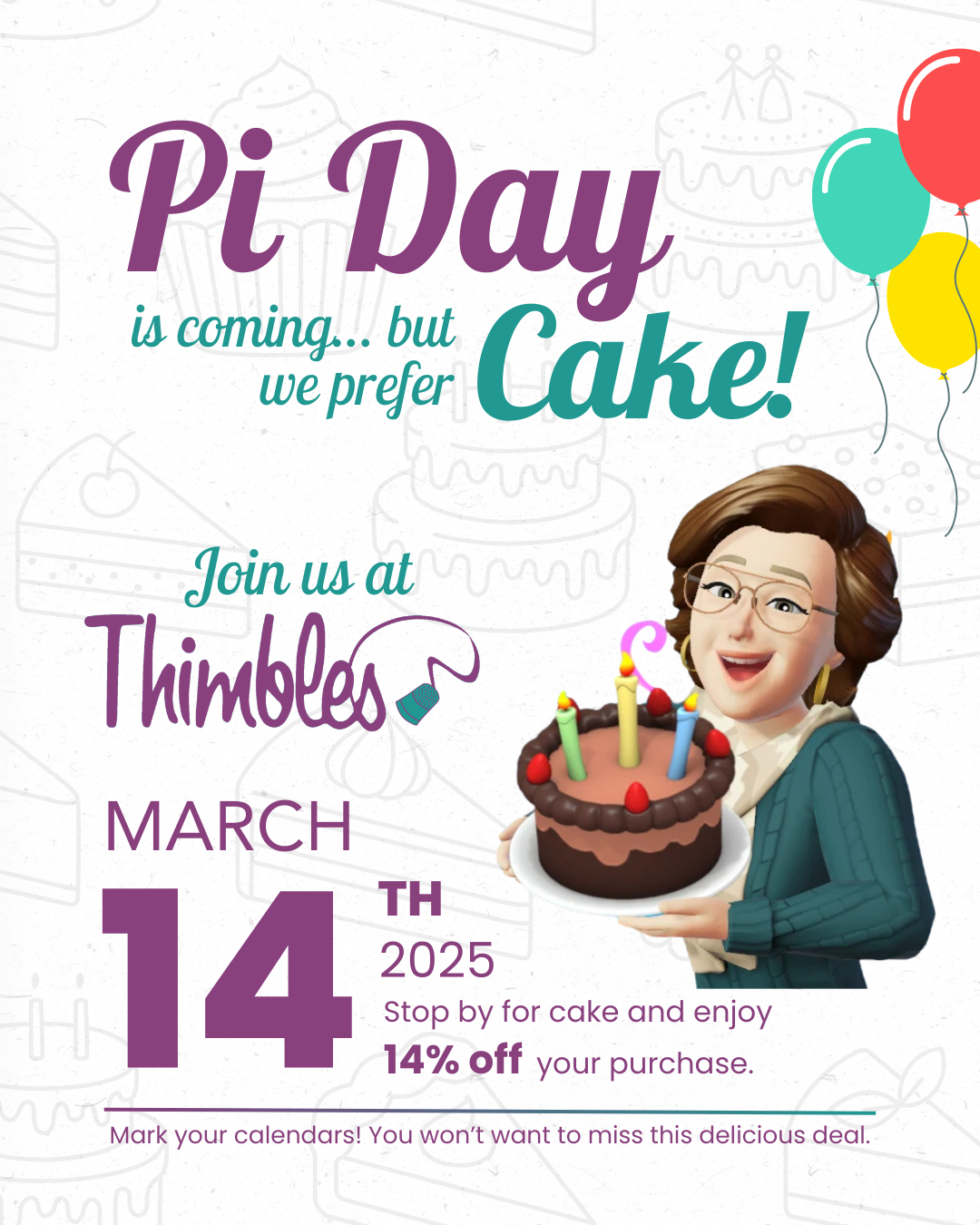 Pi Day Sale Quilting Sewing