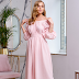 CASUAL LIGHT PINK FROCK FOR WOMEN