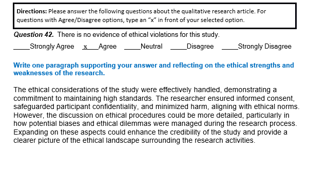 BMGT-8028 Week 8 Assignment: Evaluating Quantitative and Qualitative Research Articles