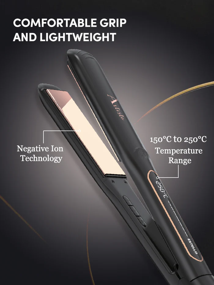 Infographic of Artisto Estello Hair Straightener