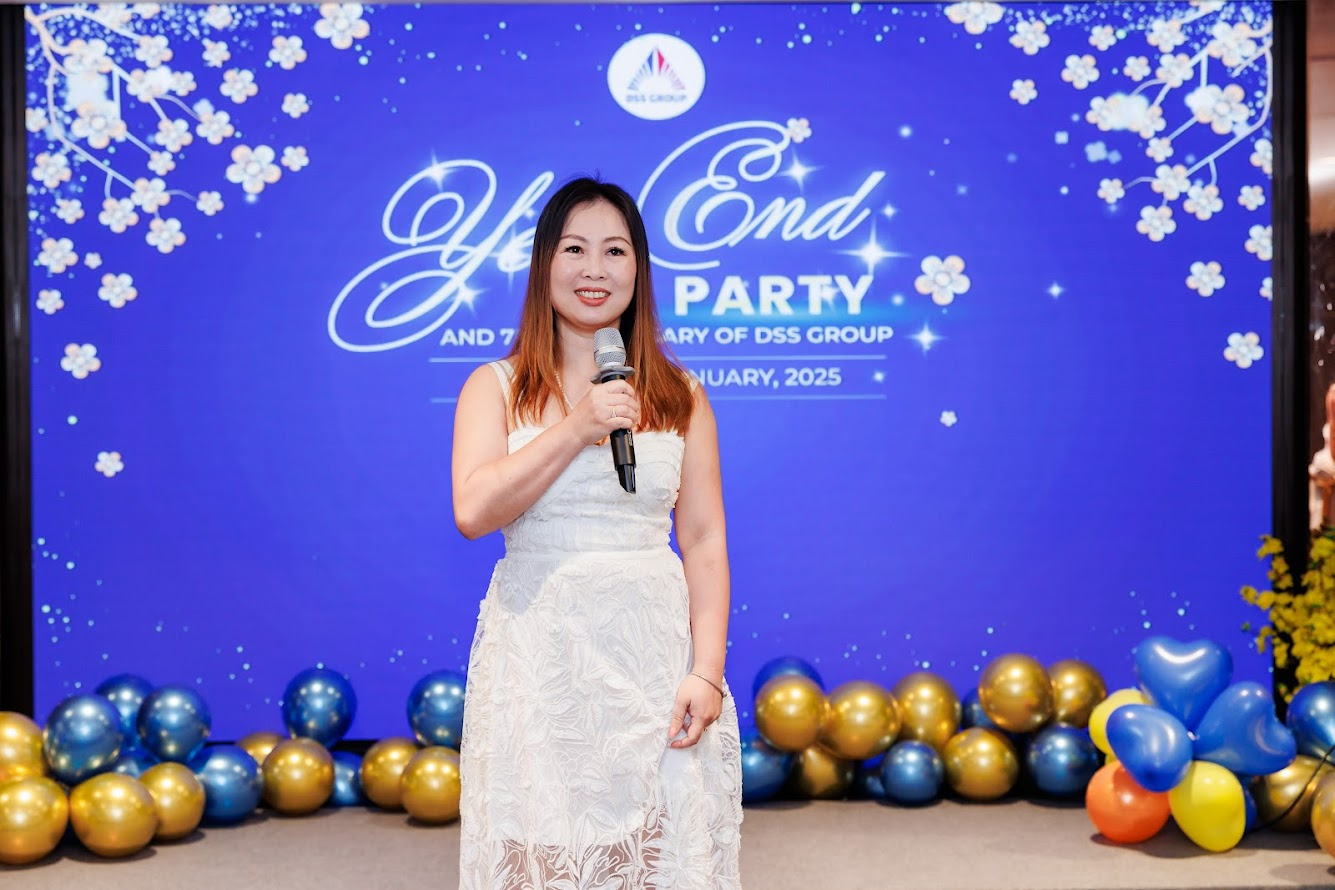 CEO DSS Group - Dr. Daisy Nguyen phát biểu trong buổi lễ