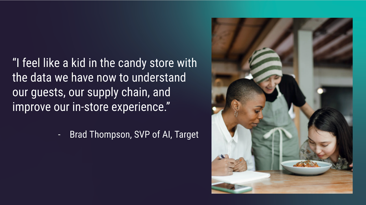 quote from SVP of AI, Target