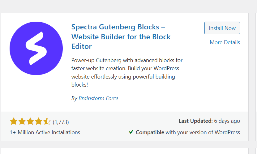 a screenshot of Spectra plugin