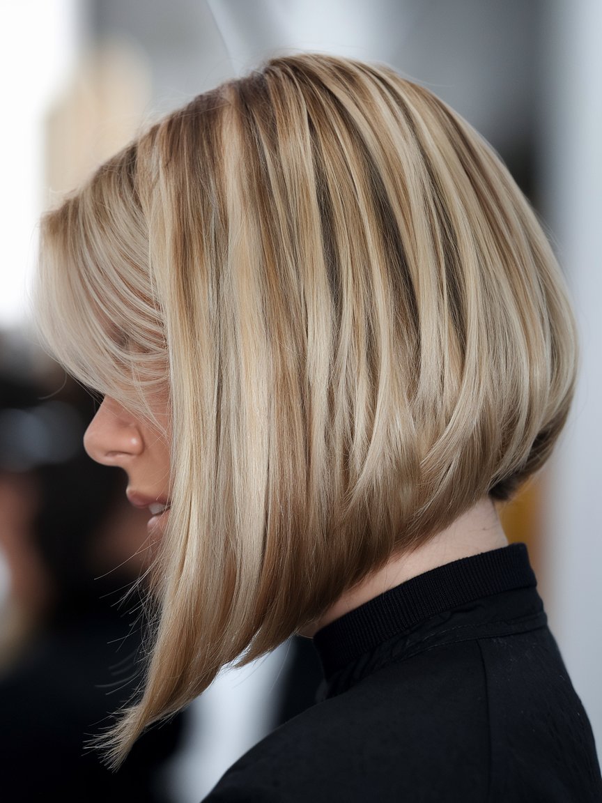 50. Nape-Length Bob with Long Surface Layers