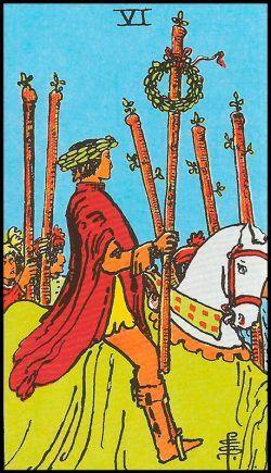 ⊛ Los Arcanos Menores: 6 de BASTOS | La Guía del Tarot