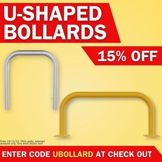 SafetyXpress Launches Limited-Time Offer: 15% Off New U-Shaped Bollards for Enhanced Safety