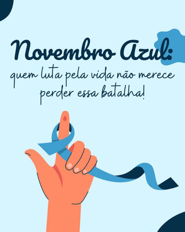 mensagens para novembro azul