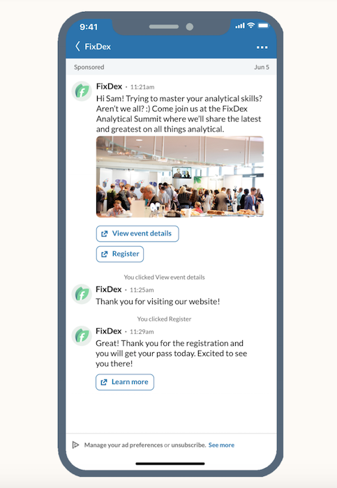 FixDex Conversation Ad