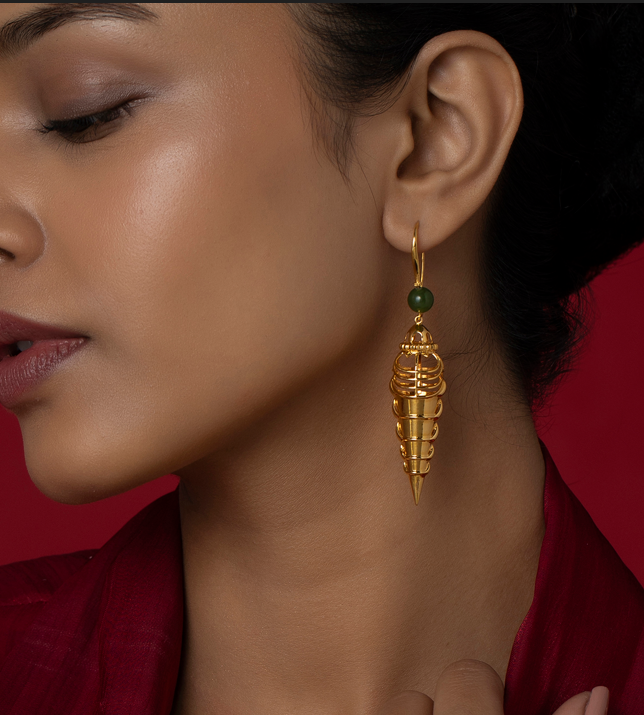 Elegant Gold drop earrings collection | CKC Jewellers online