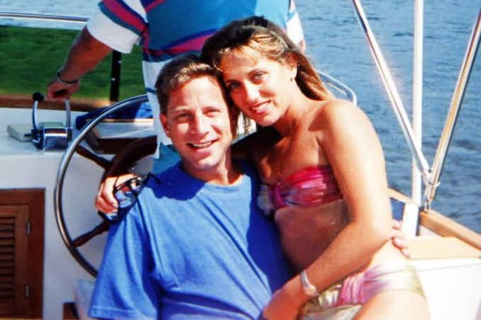 Denise Lombardo and Jordan Belfort on a boat