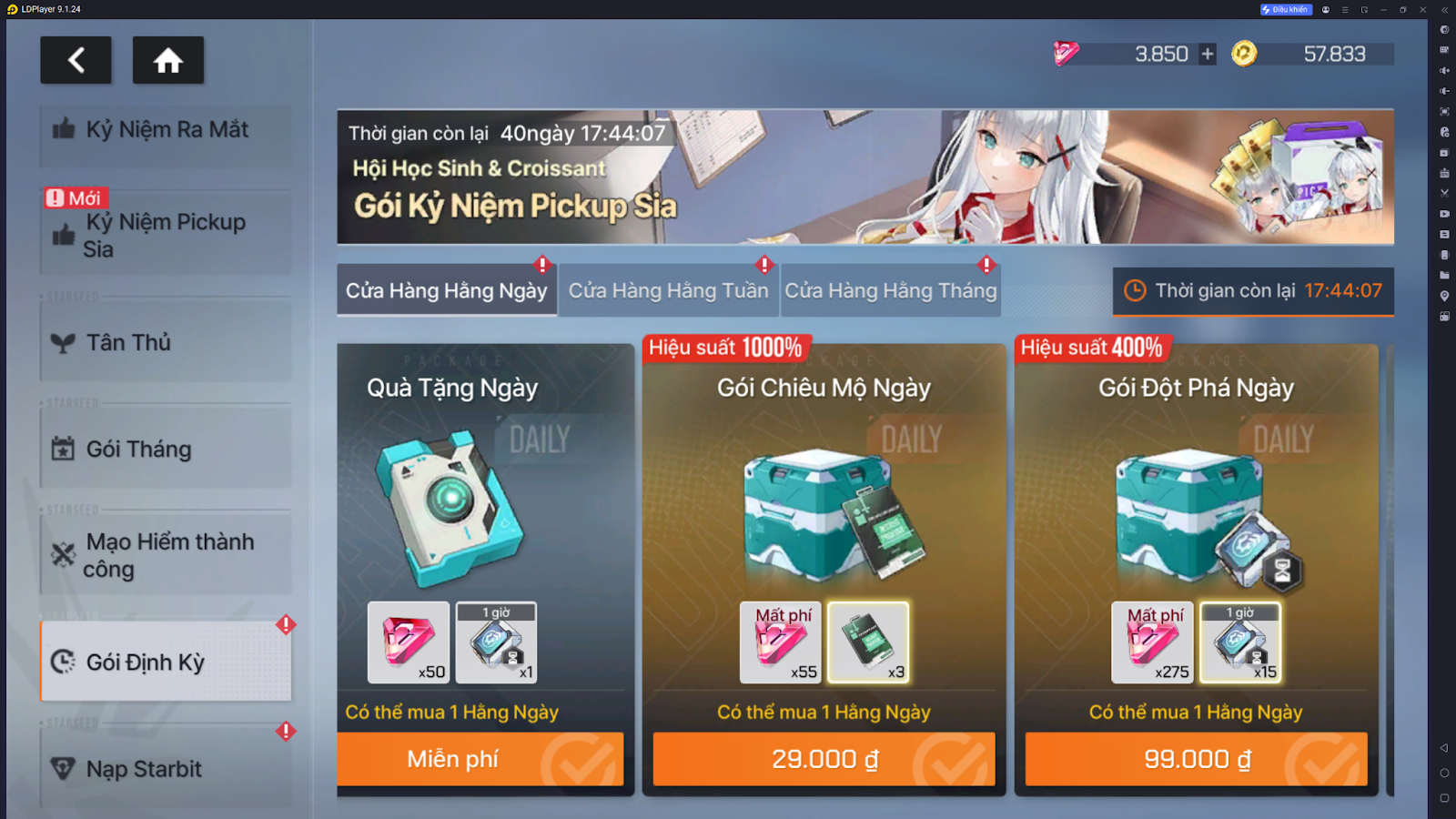 Hướng dẫn reroll STARSEED: Asnia Trigger reroll tự động nhanh nhất