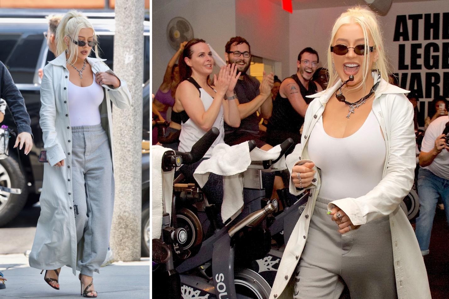 christina aguilera weight loss