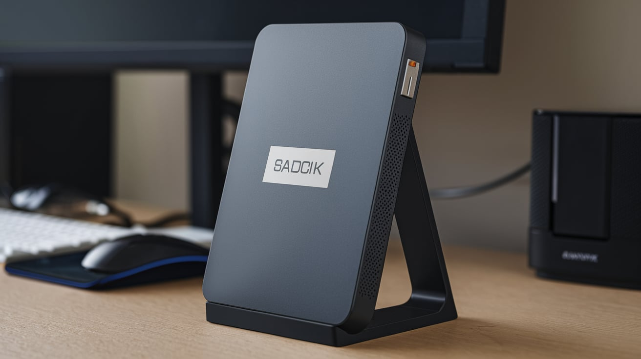 SSD External Hard Drive 4TB with Stand