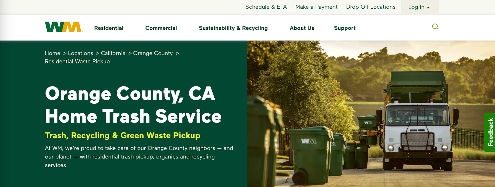 waste management marketing example