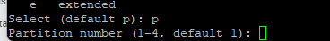 Partition Disk Using The fdisk Command