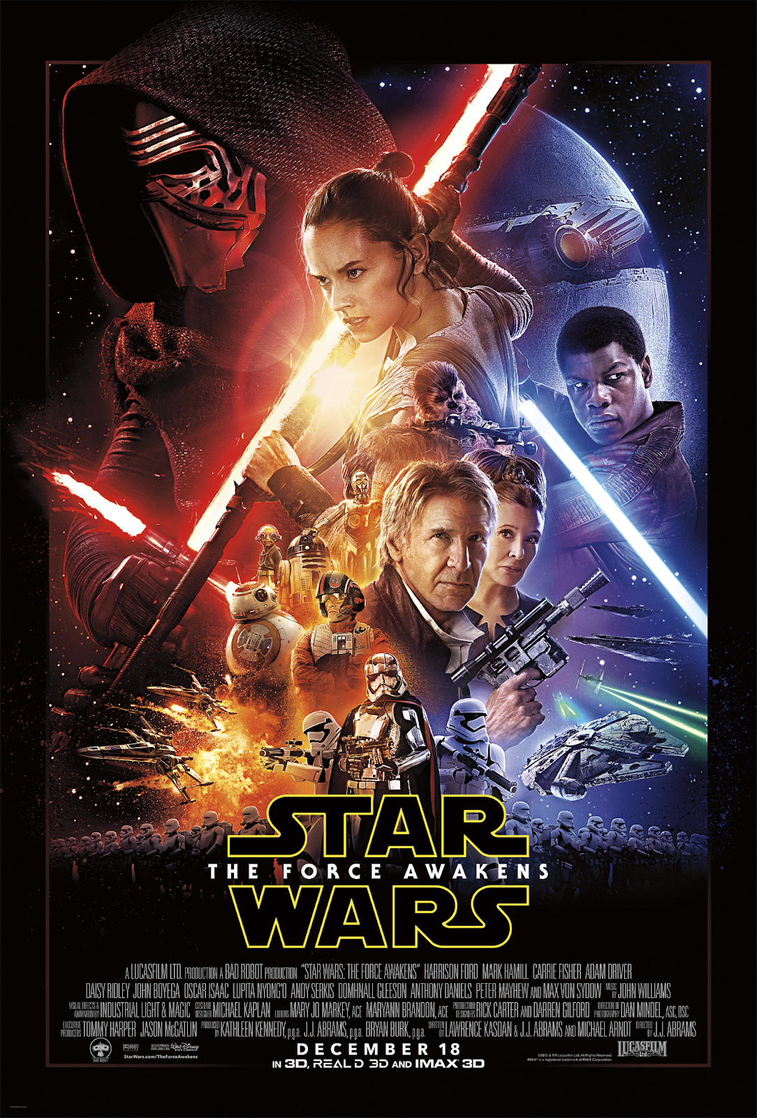 Star Wars: Episode 7 – The Force Awakens - Star wars movies in order