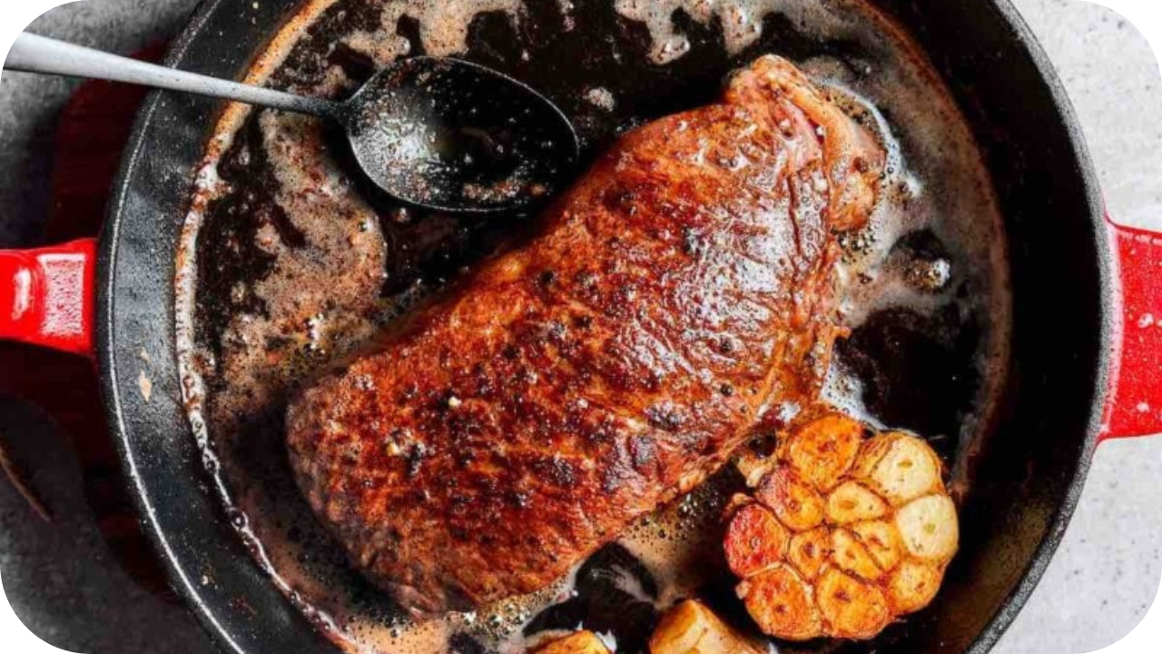 Reverse-Seared Ribeye Steak