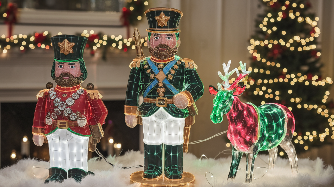 Magic of Atlanta Gift Showroom 3D Lighted Christmas Soldiers