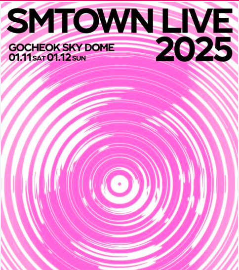 This contains an image of sm town live 2025 logo