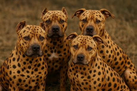 Cheetah Print Pitbull