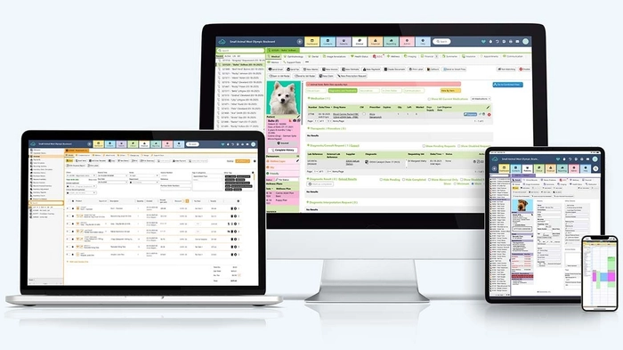 ezyVet dashboard