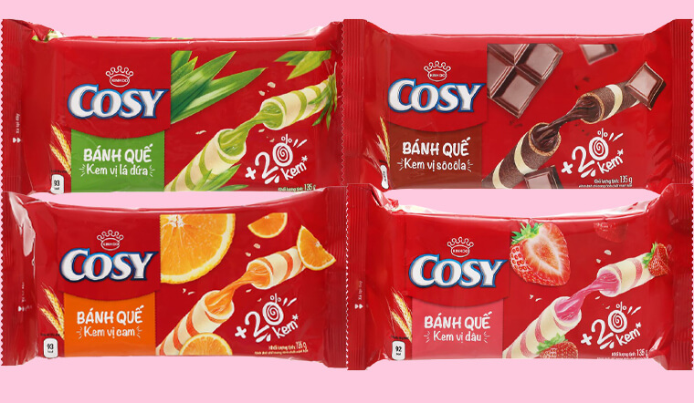 bánh quế cosy vị socola