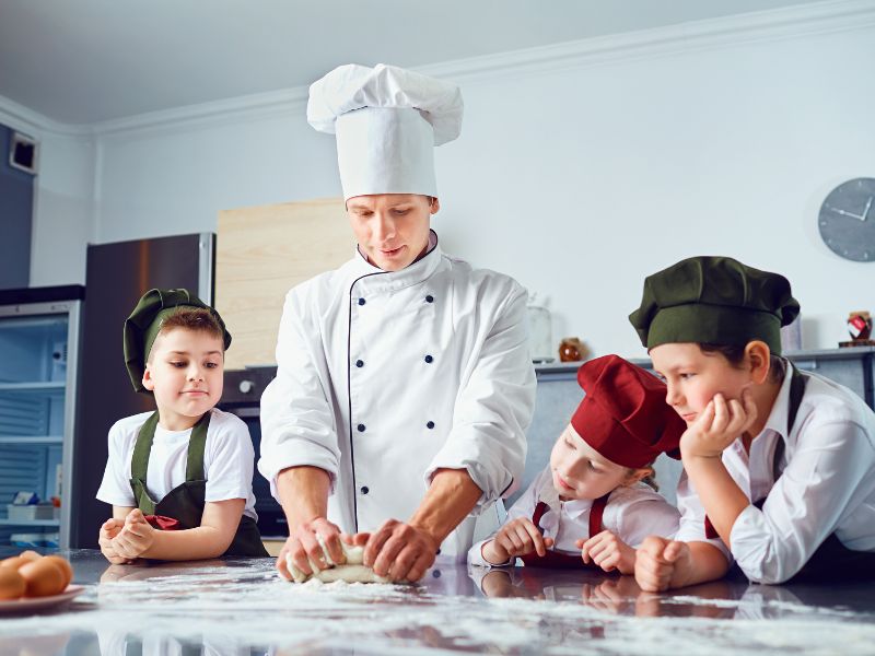 brincadeiras para festa infantil  culinária