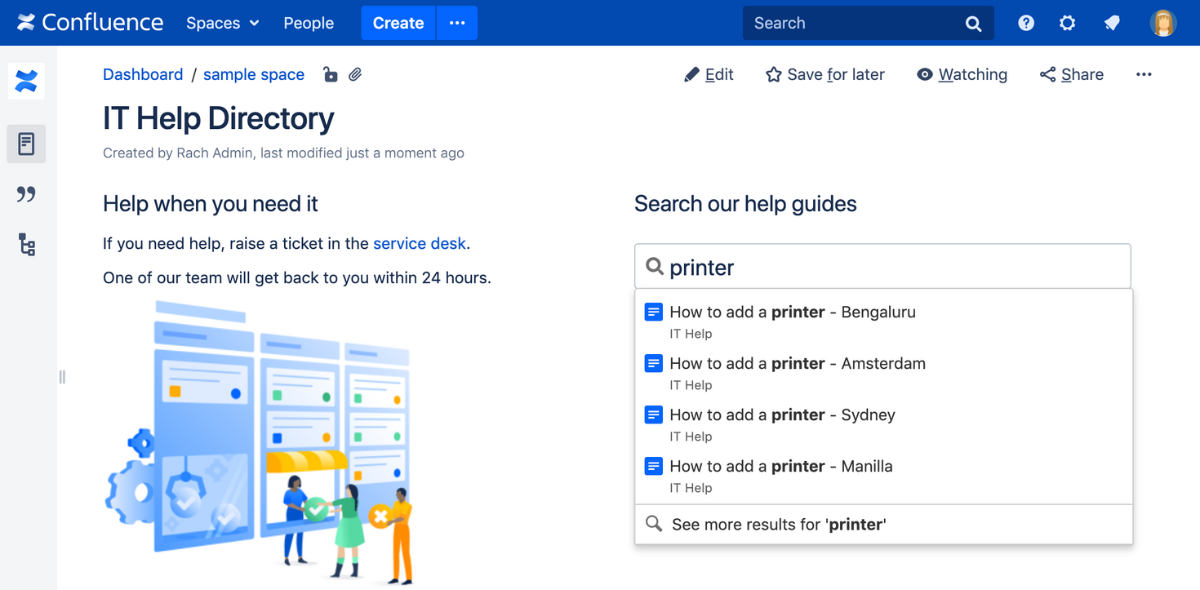 Confluence Advanced Search