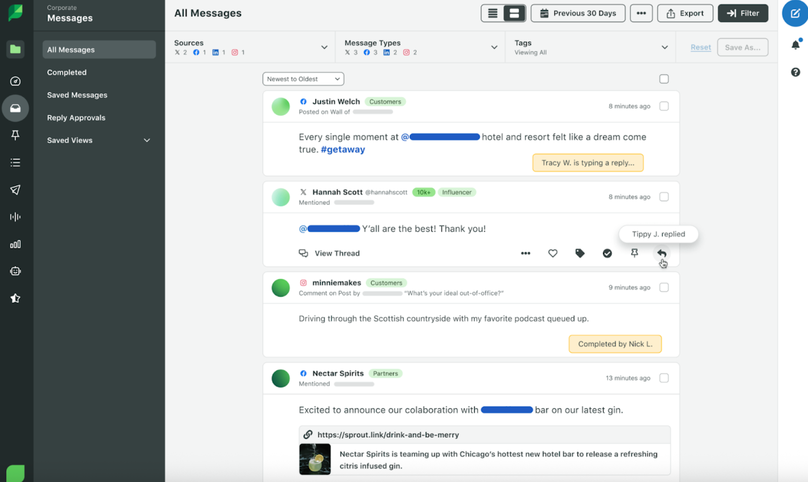 best social media customer service software sprout social