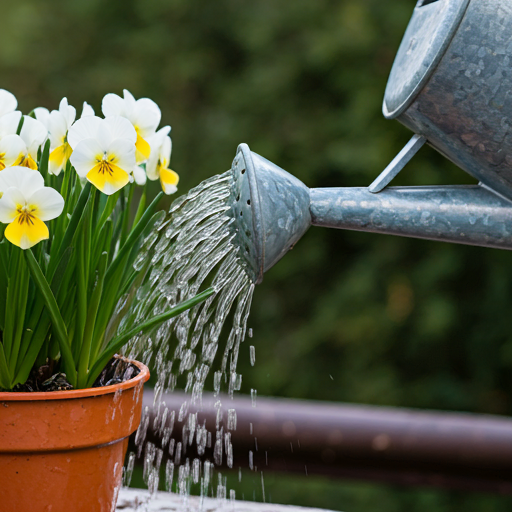 Caring for Violet White Flowers