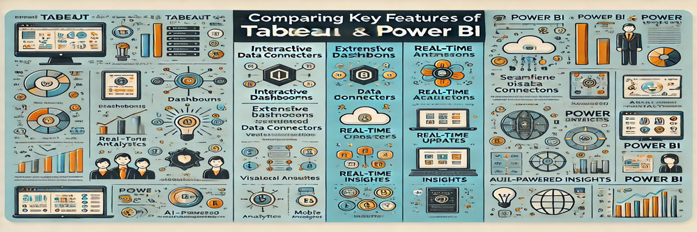 Comparing Key Features of Tableau and Power BI