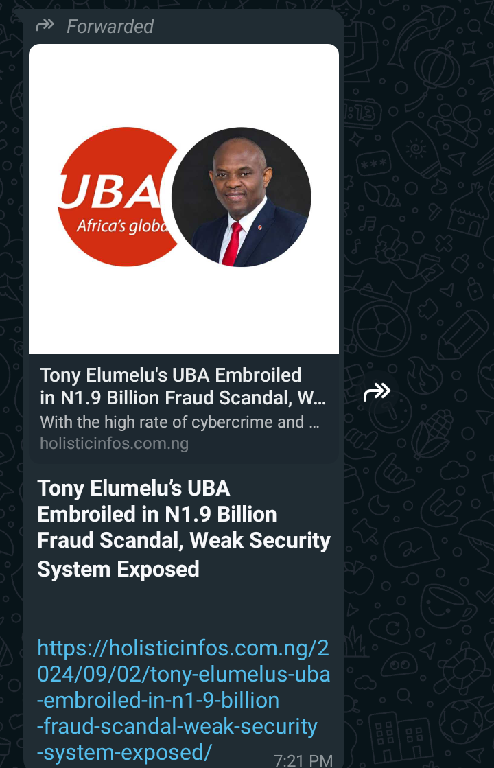 Did UBA fraudulently move N1.9 billion belonging to Pension Fund Administrator?