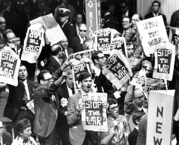 The 1968 Democratic Convention in Chicago shocked the nation