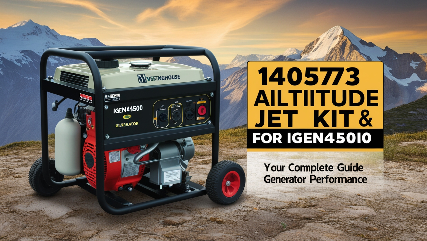 140573 High Altitude Jet Kit for iGen4500​
