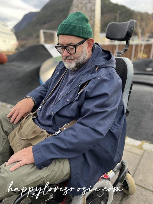 A Fisherman in a wheelchair