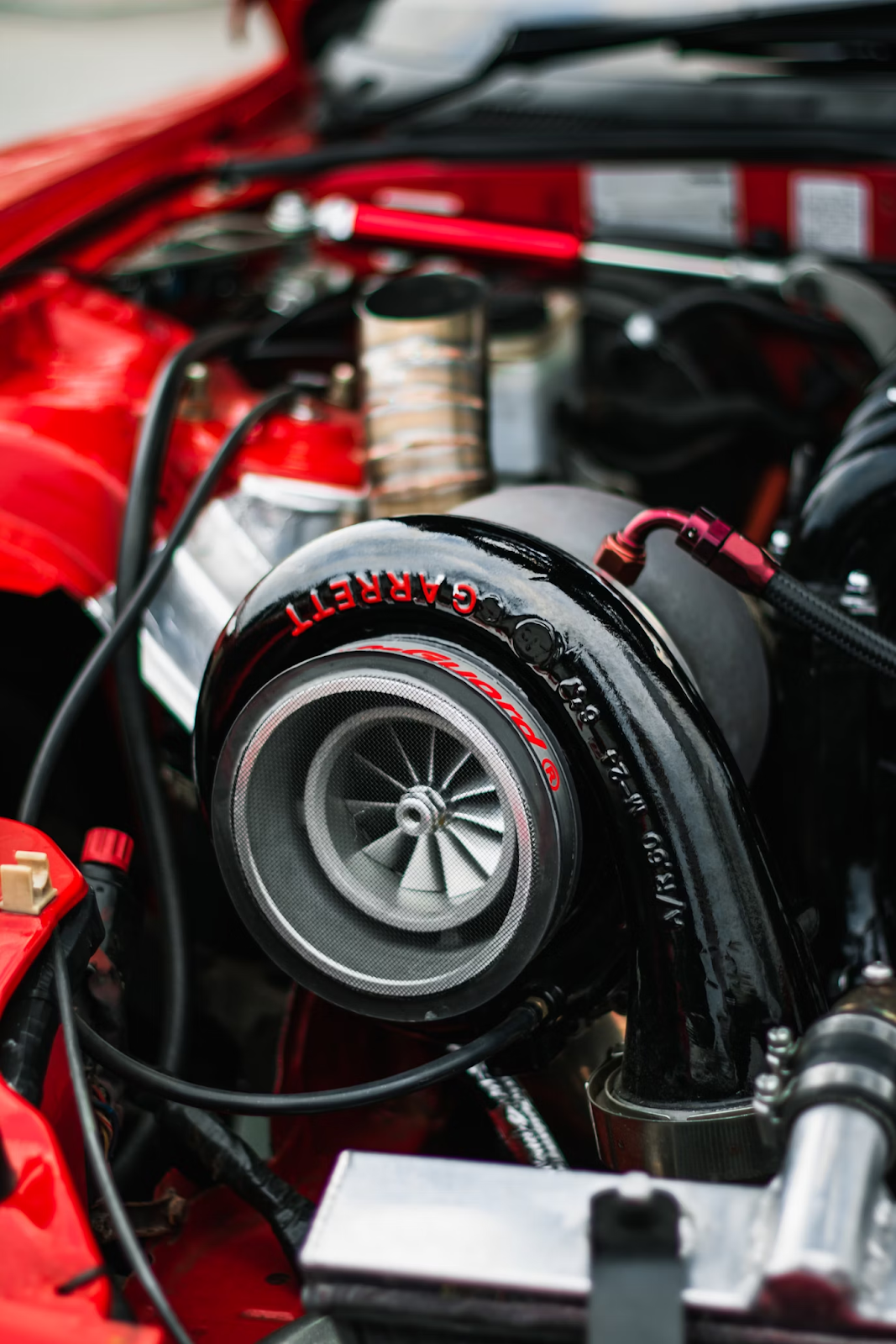 Turbo charger in a car