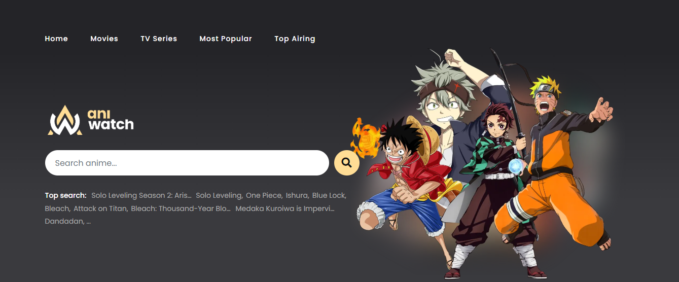 AniWatchTV anime streaming site