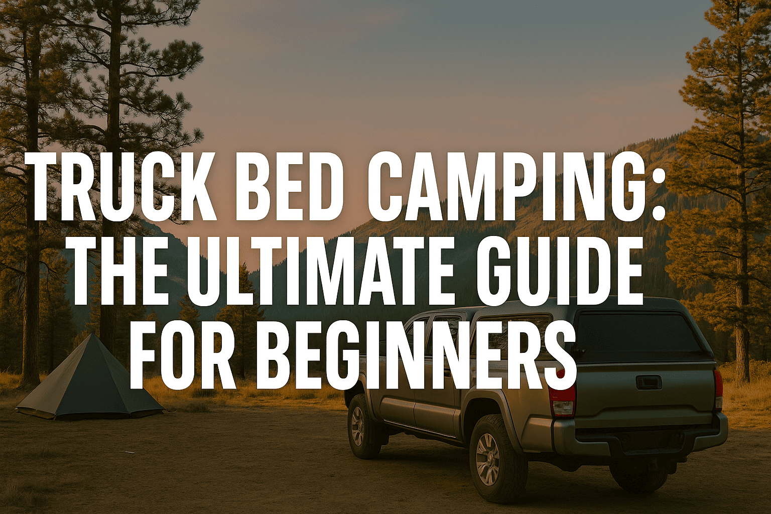 Truck Bed Camping: The Ultimate Guide for Beginners