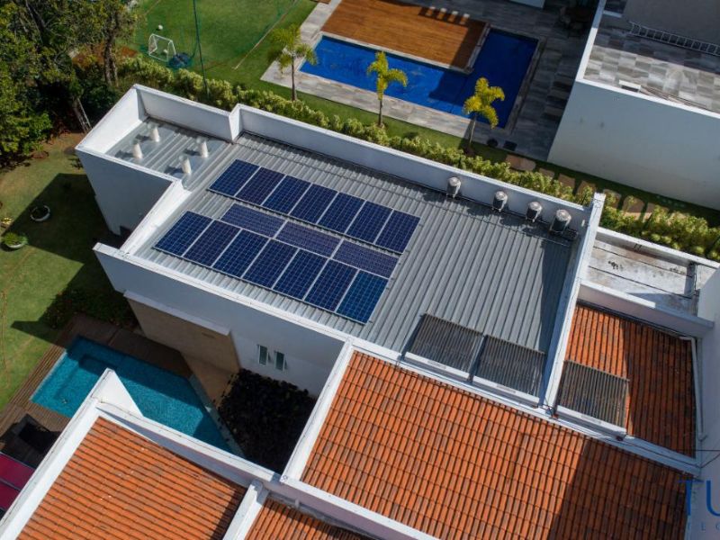 incidência solar energia fotovoltaica