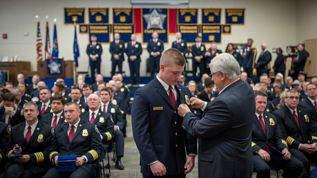 Certificate Ceremony Officers Class Lynnfield Police Academy