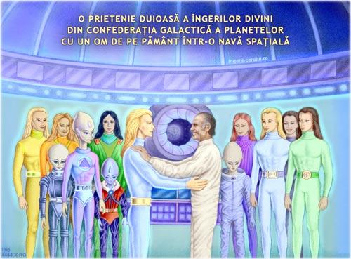 O PRIETENIE DUIOASĂ A ÎNGERILOR DIVINI DIN CONFEDERAŢIA GALACTICĂ A PLANETELOR CU UN OM DE PE PĂMÂNT ÎNTR-O NAVĂ SPAŢIALĂ