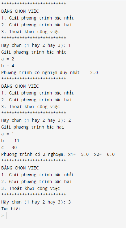 CHỦ ĐỀ F. GIẢI QUYẾT VẤN ĐỀ VỚI SỰ TRỢ GIÚP CỦA MÁY TÍNHBÀI 11 THỰC HÀNH LẬP TRÌNH VỚI HÀM VÀ THƯ VIỆN