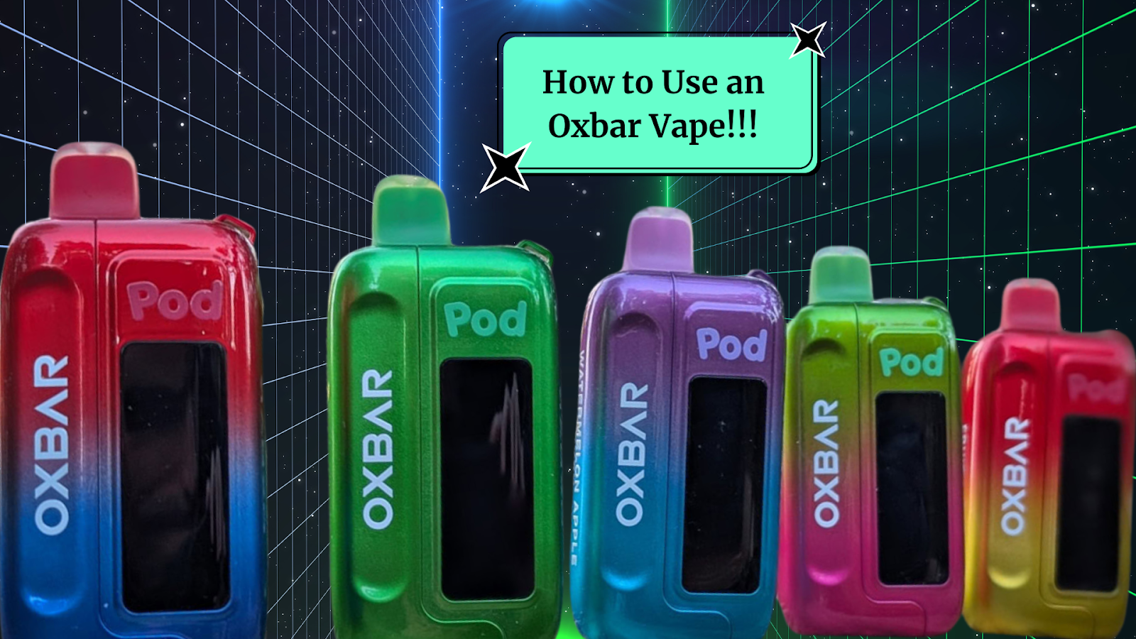 How to Use an Oxbar Vape