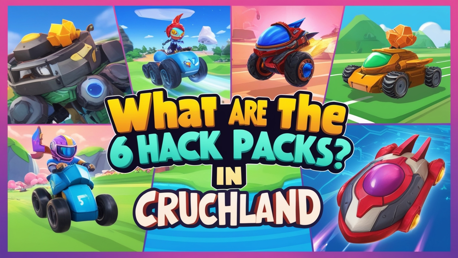 What are the 6 hack packs in Cruchland​