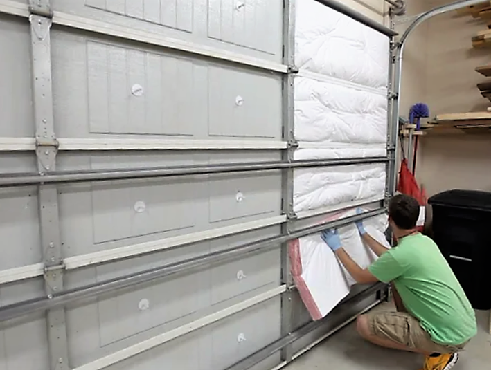 can you insulate a garage door